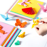 MIDUOLE Origami Paper, Pack of 500 Sheets - 20 Vivid Colors - Double Sided - 6 Inch Square, Easy Fold Paper for Kids Adult Beginners Training Arts & Crafts Projects. MIDUOLE