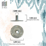 23 Bees Metal Candle Wick Sustainer Tabs, Candle Making, DIY (200pcs Tabs) 23 Bees