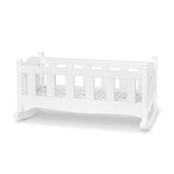 Melissa & Doug Mine to Love Wooden Play Cradle for Dolls, Stuffed Animals - White Melissa & Doug