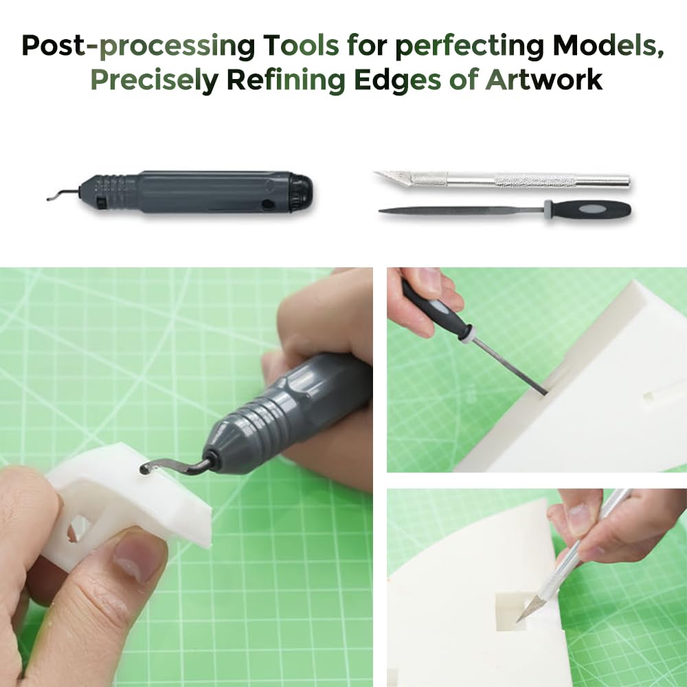 Creality 3D Printer Tool kit, 74 Pcs 3D Printer Accessories for 3D Printer Tool Wrap Kit Pro Contain Nozzle Cleaners, Multi-Functional Screwdrivers and Wrenches, Deburring Tools and Storage Bag Wolias