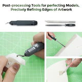 Creality 3D Printer Tool kit, 74 Pcs 3D Printer Accessories for 3D Printer Tool Wrap Kit Pro Contain Nozzle Cleaners, Multi-Functional Screwdrivers and Wrenches, Deburring Tools and Storage Bag Wolias