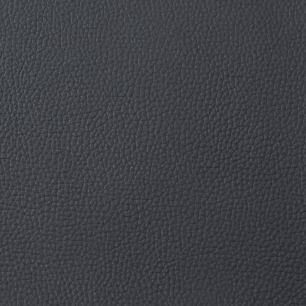 vidaXL Recliner Chair - Black Real Leather, Manual Reclining Function, Comfortable Seating with Solid Wood and Metal Frame, for Office or Living Room vidaXL