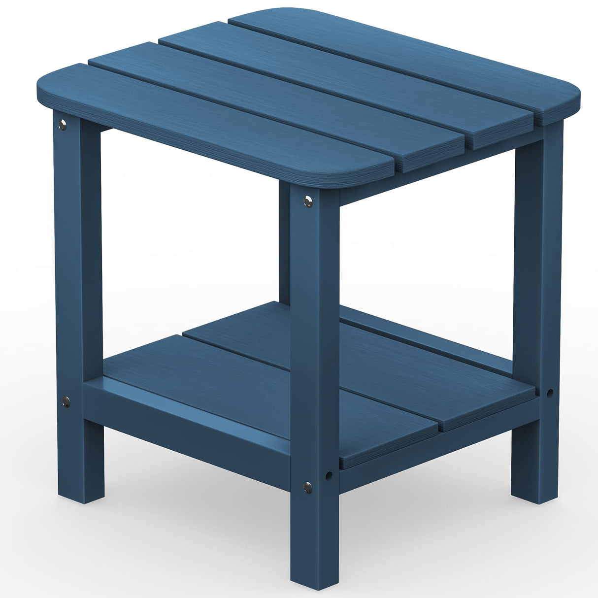 SERWALL Adirondack Table Outdoor Side Table- Blue SERWALL