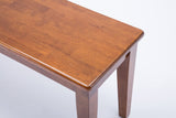 Boraam Shaker Backless Wood Bench - Walnut Boraam