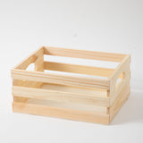 Xhqsulsclac 3 Pack Wooden Nesting Crates with Handles, Decorative Hand Crafted Wood Box Nesting Crate Farmhouse Storage Basket Container for Display and Organization, Home Centerpieces Xhqsulsclac