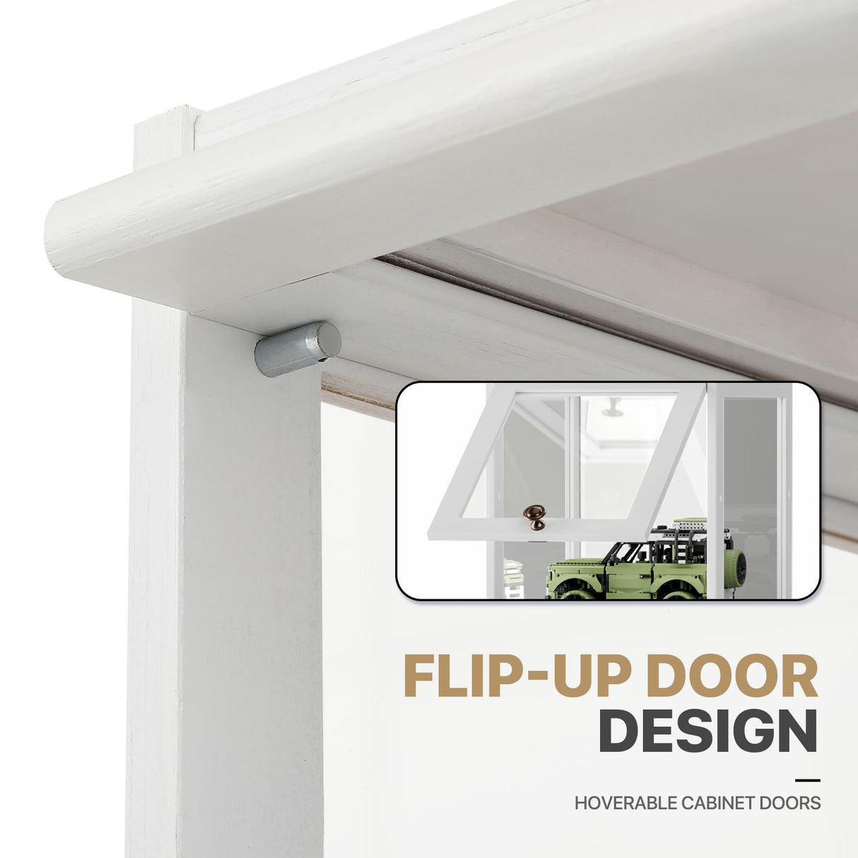 MoNiBloom 68" Tall Slim Narrow Clear Acrylic Door Curio Cabinet Display Case with Corner Shelves, White MoNiBloom