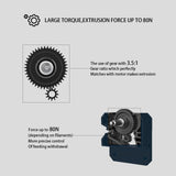 Creality Sprite Extruder Kit for Ender 3 V3 SE, Ender 3 V3 KE, 3D Printer Direct Drive Dual Gear Extrusion Filament Feeding Kit for Ender 3 S1, Ender 5 S1, Ender 3 V3 KE/SE KOYOFEI