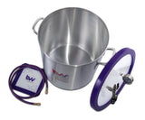 BVV Vacuum Chamber (10 Gallon) - High Strength & Durable Aluminum Vacuum Degassing Chamber Kit with Vacuum Pad, Gauge, HVAC Hose & Air Filter BEST VALUE VACS