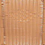 Flash Furniture Lila 2 Pack Beige Rattan Indoor-Outdoor Restaurant Stack Chair Flash Furniture
