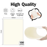 100 Sheets Cream Cardstock 8.5 x 11 Ivory Paper, Goefun Off White Card Stock Printer Paper for Cards Making, Office Printing, Certificate Goefun