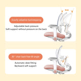 FCD Kids Desk and Chair, Wood Ergonomic Adjustable Multi Function Study Desk and Chair Set, Drafting Table and Computer Station with Tilt Desktop, Tablet Holder, Storage Cabinet and Drawers (Blue) FCD