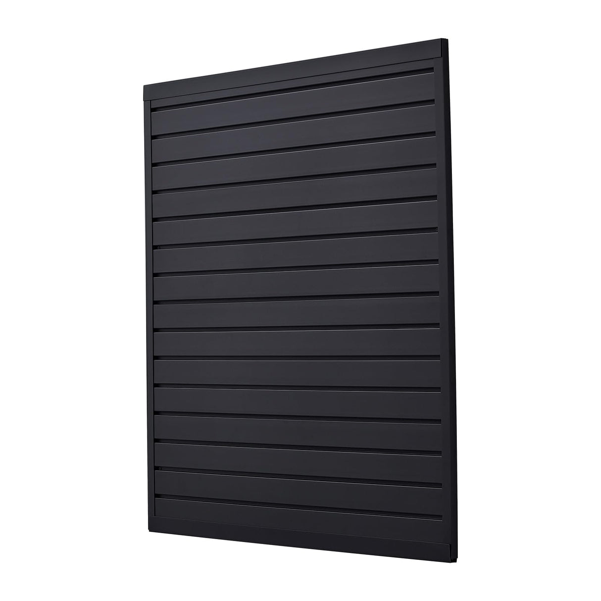 VEVOR Slat Wall Paneling, 4 x 4 ft, PVC Garage Slatwall with Modular Design, Black Slat Wall Easy-to-Install Adjustable Slatwall Panel with Coupling Structure & DIY Cutting, Fits for Storage & Display VEVOR