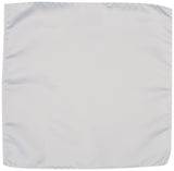 Stacy Adams Men's Satin Solid Tie Set, White, One Size STACY ADAMS