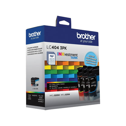 Brother LC4043PKS of Standard Yield Cyan, Magenta and Yellow -Ink -Cartridges(Pack of 3)