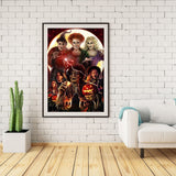 Diamond Painting Kits for Adults,Diamond Art Halloween HD Canvas DIY 5D Full Drill Round Crystal Rhinestone Gem Arts Dots Diamonds Craft Paint for New Home Wall Decor - Season of The Witch 12 x 16 in Clendo