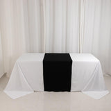 Efavormart Black Wide Premium Polyester Table Runner, Printable Sublimation Blank Banner - 24"x72" Efavormart.com
