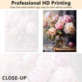 TUMOVO Paint by Numbers Kit for Adults - Color by Number Canvas with Rabbit in Flower Field Art, DIY Painting Kit for Adults Beginner, 16x20 Inch TUMOVO