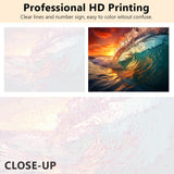 Painting by Numbers for Adults, Sunrise on The Sea Easy Paint by Numbers Kit, Sea in Turkey Paint by Number, Paints by Number Crafts for Adults, Ocean for Home Wall Decor Gift(40x50cm) TUMOVO