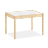 Baby Relax Hunter 3-Piece Kiddy Table & Chair, Natural/White Table Set Baby Relax