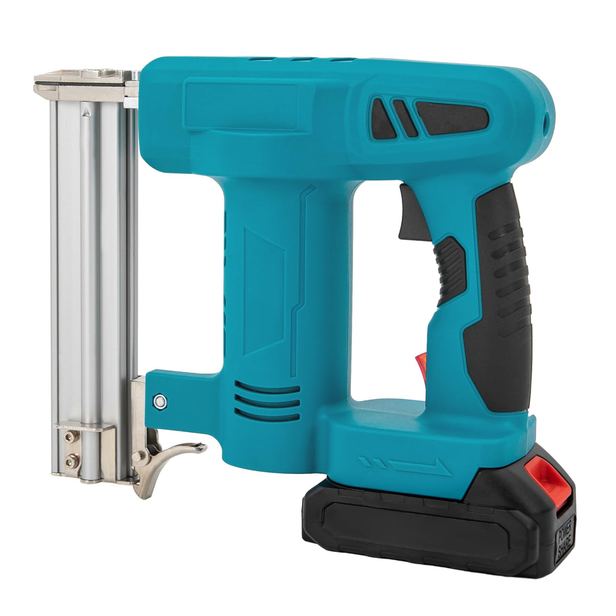 2-in-1 Nail Gun, Nail Gun with 20V 1.5Ah Battery & Charger, Electric Nail Gun with 1000Pcs Staples and Nails, for Home Improvement & Woodworking (Blue) TFCFL