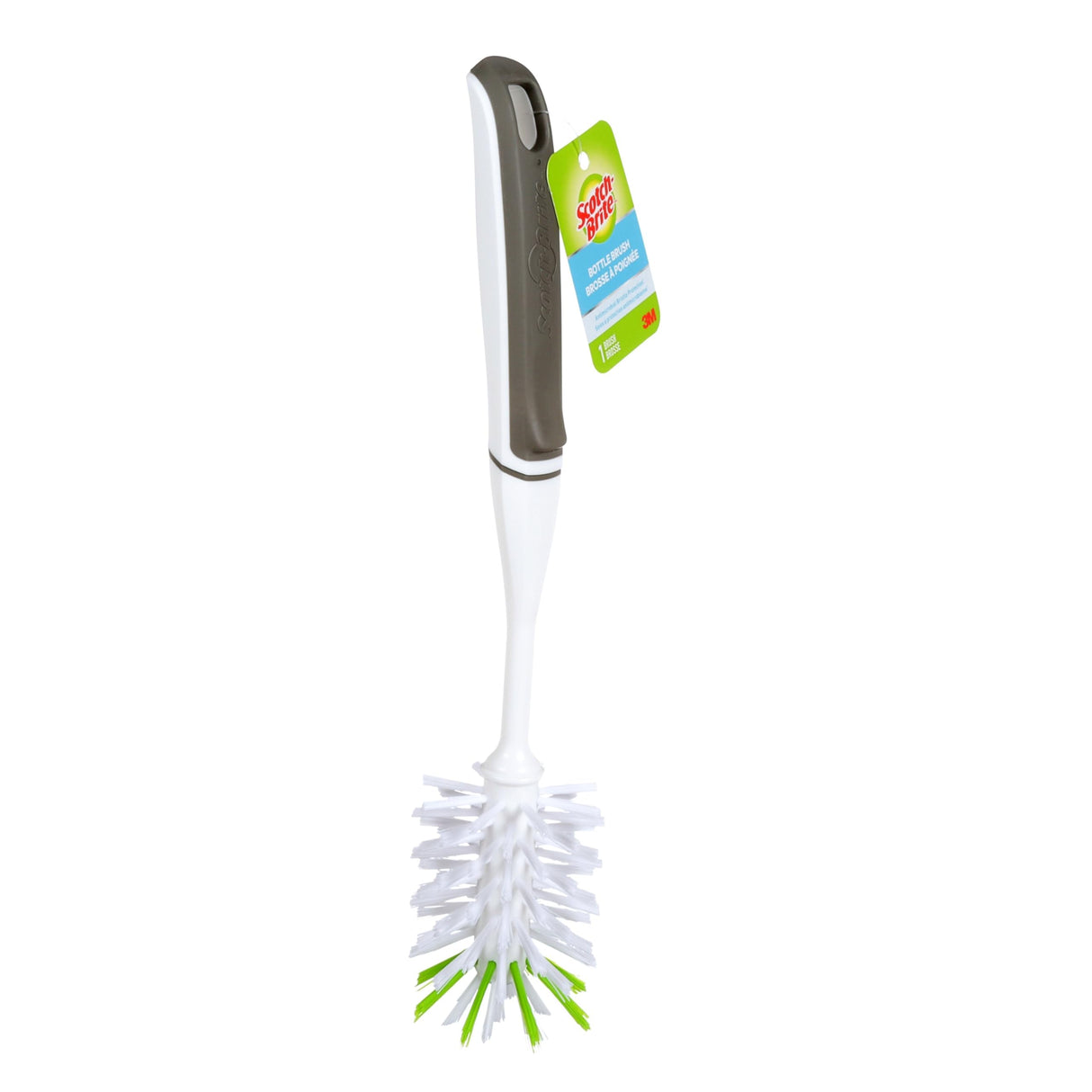 Scotch-Brite Glass and Water Bottle Brush, Long-Lasting Bristles, Safe On Multiple Types Of Water Bottles, Baby Bottles, Vases, And More Scotch-Brite