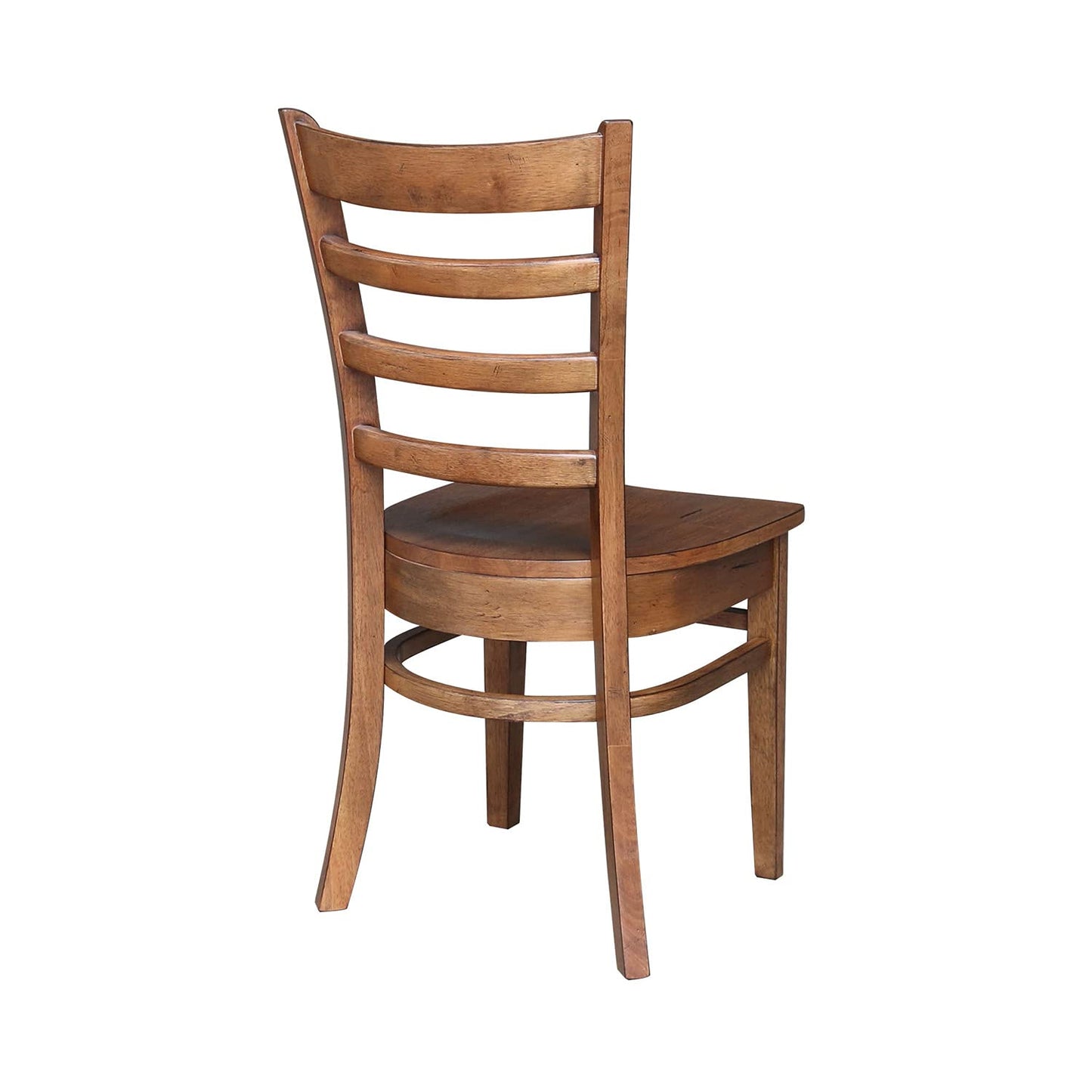 IC International Concepts Emily Side Chairs, Dining Height, Brown - WoodArtSupply