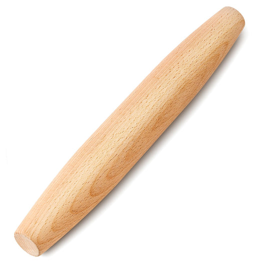 French Rolling Pin for Baking - Tuyotue 7.9 Inches Beech Wood Tapered Rolling Pin Dough Roller for Pizza Dough, Pie Crust Cookie Fondant Dumpling