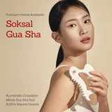 MEDITHERAPY SOKSAL GUASHA,Ceramic Gua Sha,Body Massage Tool, Korean Body Guasha, Guasha Board, Face Lift, Muscle Relief Massage Board (Body Massager) MEDITHERAPY