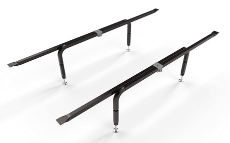 Bed Slats Center Support System | Adjustable Length & Height Tubular Steel with 4 Legs | Fits Full, Queen, King & California King Bed Frames Best Imported Products