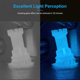 GIANTARM Glow in The Dark Blue Luminous 1.75mm(±0.03mm) PLA Filament 1kg Spool, High Brightness and Long Time Glow, Fit for Most FDM 3D Printer GIANTARM