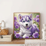 GEMFAMILY 5D Diamond Painting Kits,Animal Dog Diamond Art Kits for Adults with Diamond Dots Kits for Home Decor GEMFAMILY