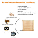 LTCCDSS Infrared Sauna, 1 Person Far Infrared Sauna for Home, with 1050W Indoor Sauna, Low EMF Heaters, 2 Bluetooth Speakers, 1 LED Reading Lamp Hemlock Wood Sauna Room Left Door LTCCDSS