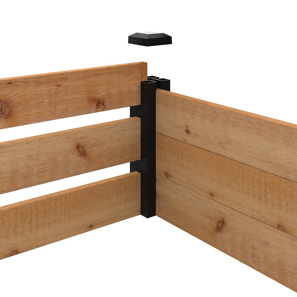 Outdoor Essentials Haven 4 ft. x 8 ft. Natural Cedar Raised Garden Bed Outdoor Essentials