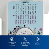 Brother Sewing and Quilting Machine, XR3774, 37 Built-in Stitches, Wide Table, 8 Included Sewing Feet Brother