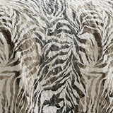 ESCA 3-Piece Alley Animal Print Gray Bedspread Set King Size Tiger Quilt ESCA