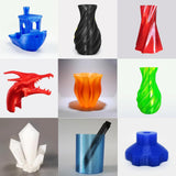 CCTREE PETG Filament 1.75mm, Dimensional Accuracy +/- 0.03mm, 1kg Spool(2.2lbs), Less Stringing Good Layer Adhesion High Toughness 3D Printing Filament, Fit Most 3D Printers, Galaxy Purple CCTREE