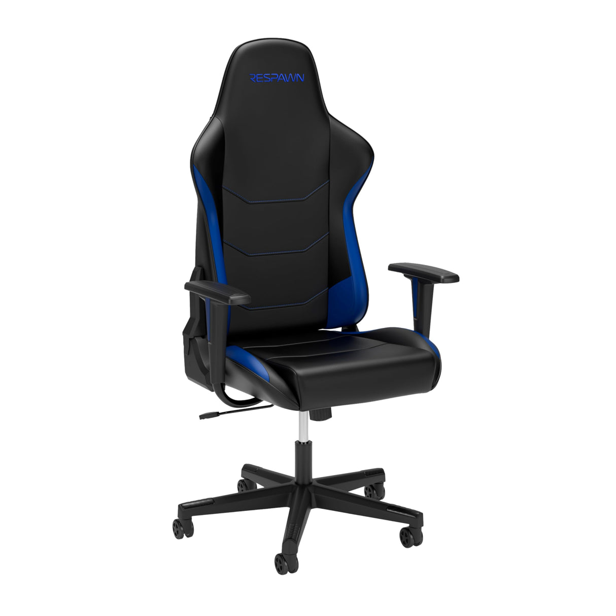 RESPAWN 110 Gaming Chair - Gamer Chair PC Computer Chair, Ergonomic Gaming Chairs, Office Chair with Integrated Headrest, Gaming Chair for Adults 135 Degree Recline with Angle Lock - Blue RESPAWN