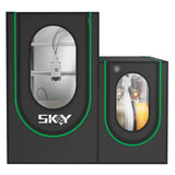 3D Printer Enclosure and Storage Box,Thermo-Hygrometer, LED Light, Fireproof Dustproof Tent Constant Temperature Protective Cover for Bambu Lab A1Series,Ender3 Series, Ender3 Neo 820 * 600 * 720mm Skouphy