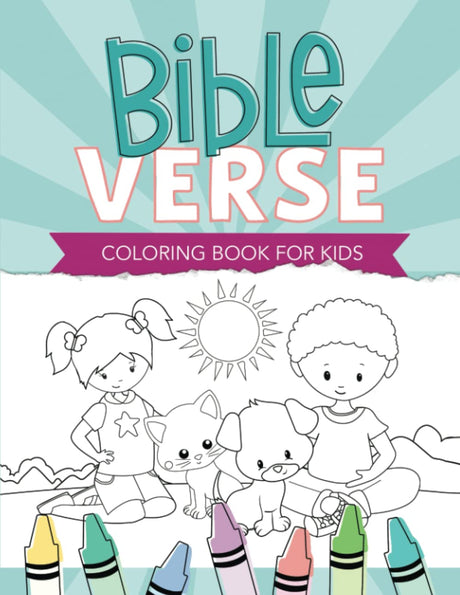 Bible Verse Coloring Book for Kids Hweryho