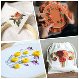 660Pcs Friendship Bracelet String Kit with Storage Box, Embroidery Floss Kit Include 110 Colors Embroidery Thread, 500 Beads, 50 Cross Stitch Tools for Hand Embroidery Knitting Sewing Floss Bobbins CUVOKUR