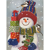 Bits and Pieces – 1000 Piece Jigsaw Puzzle for Adults – Snowman with Presents - Snowman Christmas Jigsaw Puzzle - by Artist William Vanderdasson, Completed Puzzle Size: 20" x 27" Bits and Pieces