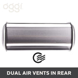 Oggi Stainless Steel Roll Top Bread Box for Kitchen Countertop with Stainless Steel Lid - Fits Multiple Large Loaves of Bread and Other Freshly Baked Goods Including Cookies, Bagels, Muffins Oggi