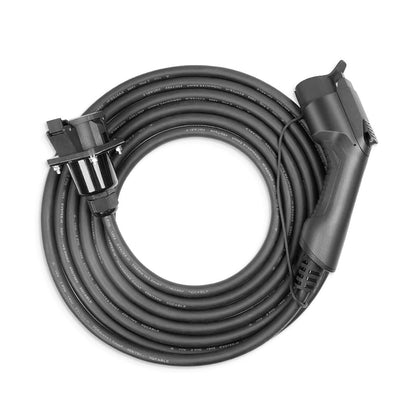 BESENERGY EV Charger Extension Cable 40Amp 20ft Charging Cord for Electric Vehicle 220V-240V Compatible All SAE J1772 Chargers