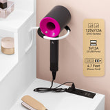 DWVO Vanity Desk with Mirror and Lights, Makeup Vanity Set with Adjustable 3-Mode Lighting and Power Outlet, Vanity Desk with Multiple Storage Drawers, Shelves, Cabinet and Stool, Frost White DWVO