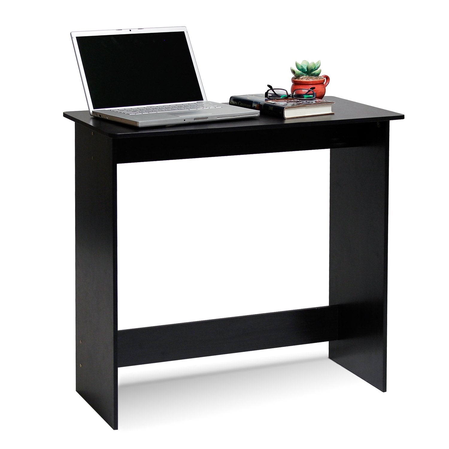 FURINNO Simplistic Study Table, Espresso - WoodArtSupply