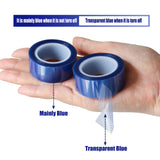 MEBMIK 12 Rolls 20mm x16m(52FT) Blue Heat Tape High Temperature Heat Resistant Tape Heat Transfer Tape for Heat Sublimation Press Vinyl,No Residue MEBMIK