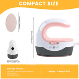 HTVRONT Heat Press Mini Heat Press Machine, Small Heat Press Portable Iron Press Machine for T Shirts, Hats, Heating Transfer Projects (Pink) HTVRONT