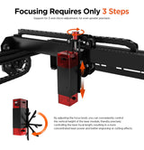 ACMER Laser Engraver Machine 10W Output Power, Laser Engraving Machine 0.06mm High Precision Laser Cutter and Engraver for Wood and Metal,Paper,Acrylic,Glass,Leather Etc ACMER