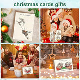SWAGGIFT Twelve Days of Christmas Card Set,12 Pcs Quirky Funny Christmas Cards Card with Your Custom Message and Envelopes, Christmas Countdown Gift Card Set SWAGGIFT