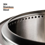 Solo Stove Bonfire 2.0 with Stand, 19.5 Inch Smokeless Fire Pit with Removable Ash Pan - Portable Outdoor Fire Pit - Stainless Steel Wood Burning Fireplace, Ideal for 4-6 People, 21.75 lbs Solo Stove